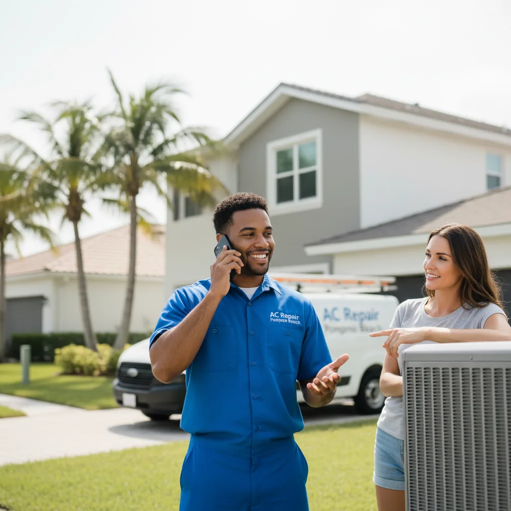 AC Repair Pompano Beach customer support in Herington